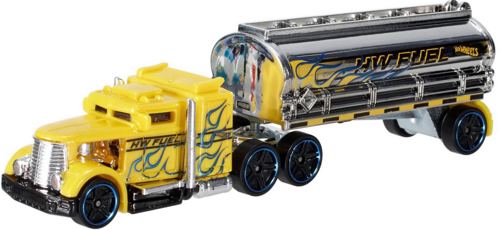 Камионче Hot Wheels Fuel & Fire, жълто, 164 на ТОП Цена ️